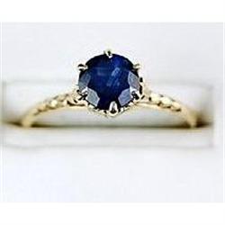 ANTIQUE Style RING SAPPHIRE .70 CTS! ENGAGEMENT? (61355)