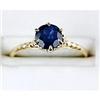 Image 1 : ANTIQUE Style RING SAPPHIRE .70 CTS! ENGAGEMENT? (61355)