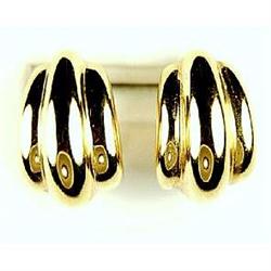 14k YELLOW GOLD EARRINGS! (61372)