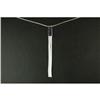 Image 2 : STERLING SILVER NECKLACE w STERLING TASSELL DANGLE (61435)