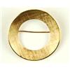 Image 1 : VINTAGE 14K SOLID GOLD CIRCLE PIN (39975)
