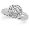 Image 1 : 14K WHITE GOLD DIAMOND ENGAGEMENT RING (58161)
