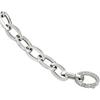 Image 1 : WHITEGOLD LINK BRACELET DIAMOND CLASP (58803)