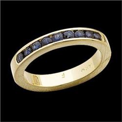 14k Yellow Gold Sapphire Ring (59030)