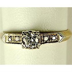 ANTIQUE DIAMOND ENGAGEMENT RING (59511)