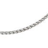 Image 1 : SOLID PLATINUM Palma NECKLACE, 16 inches. (59924)