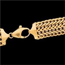 14k Yellow Gold  Bracelet, 7 inches.  (59948)