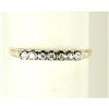 Image 1 : VINTAGE GOLD WEDDING BAND 5 DIAMONDS (59953)