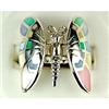 Image 1 : STERLING SILVER RING BUTTERFLY MOVES! (60584)
