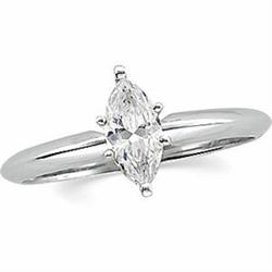 WHITEGOLD ENGAGEMENT RING MARQUISE DIAMOND (60634)