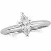 Image 1 : WHITEGOLD ENGAGEMENT RING MARQUISE DIAMOND (60634)