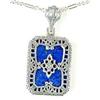 Image 1 : ANTIQUE STYLE LAPIS LAZULI NECKLACE! (61345)