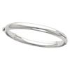 Image 1 : 14K WHITE GOLD BANGLE BRACELET (61671)
