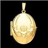 Image 1 : 14K GOLD CLADDAGH LOCKET (61887)