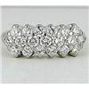 Image 1 : ESTATE WEDDING BAND DIAMONDS ONE CARAT! WHITE GOLD (62160)