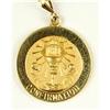 Image 1 : 14K GOLD PENDANT FOR CONFIRMATION SACRAMENT (29675)