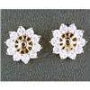 Image 1 : 14k DIAMOND EARRING JACKETS ONE CARAT! (36772)
