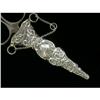 Image 2 : ANTIQUE STYLE STERLING SILVER SEWING SCISSORS PENDANT (39853)
