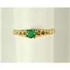 Image 1 : CHILDS GOLD RING w EMERALD (42509)