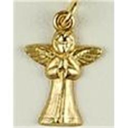 14K SOLID GOLD PENDANT OF ANGEL (43204)