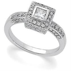 DIAMOND ENGAGEMENT RING PRINCESS DIAMOND (58160)