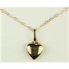 Image 1 : 14K GOLD NECKLACE GOLD HEART PENDANT (58395)