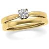 Image 1 : DIAMOND ENGAGEMENT RING 14K GOLD (59109)