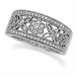 DIAMOND WEDDING BAND WHITE GOLD (59117)