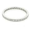 Image 2 : Antique PLATINUM DIAMOND ETERNITY BAND (59686)