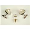 Image 1 : SILVER and PEARL Cufflinks and Tie Tac set. (60242)
