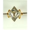 Image 1 : ROSE CUT DIAMOND ONE CARAT RING ANTIQUE STYLE (61128)