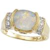 Image 1 : GOLD RING OPAL DIAMONDS PINK TOURMALINE (61217)