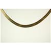 Image 2 : 14K GOLD WIDE HERRINGBONE CHAIN 24 INCH (61333)