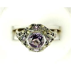 ANTIQUE Style AMETHYST Ring 1.25 CARATS! (61453)