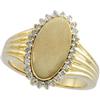 Image 1 : 14K GOLD SIGNET RING DIAMONDS (61862)