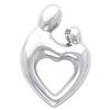 Image 1 : MOTHER CHILD PENDANT HEART 14K (62384)