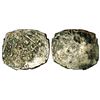 Image 1 : Ancient India: Archaic silver punch-marked coin, Kabul River Valley, 1/8th Shatamana weight, 1.38g