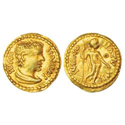 Ancient India: Post-Mauryan Malwa, 'Ujjain' region, uninscribed die-struck copper coin, 2.75g