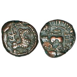 Ancient India: Post-Mauryan North India, Ayodhya(Saketa) series, cast copper coin, Sivadatta, 1.93g.