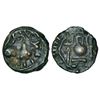 Image 1 : Ancient India: Taxila, uninscribed die-struck copper coinage, (150-100 BC), 3.13g.