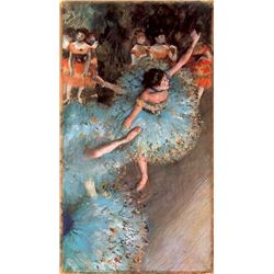 Edgar Degas - The Greens Dancers