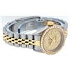 Image 4 : Rolex Ladies Quickset 2 Tone Champagne 1 ctw YG Diamond Oyster Perpetual Datejus