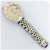 Image 7 : Rolex Ladies 2 Tone Champagne Diamond Lugs & Pyramid Datejust Wriswatch