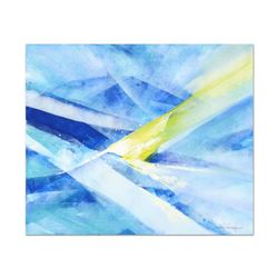 Thomas Leung, "Intersect II" Original Oil Painting on Canvas Board, Hand Signed