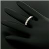 Image 5 : NEW 14K White Gold 1.25 ctw Prong Large Round Brilliant Diamond Wedding Band Rin