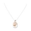 Image 2 : 2.38 ctw Round Brilliant Cut Diamond Necklace And Chain - 14KT White And Rose Go
