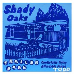 Todd Goldman, "Shady Oaks" Hand Signed Original Painting on Canvas with Letter o