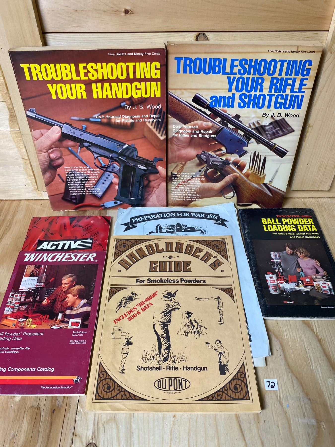 LOT OF 6 GUNSMITHING PUBLICATIONS