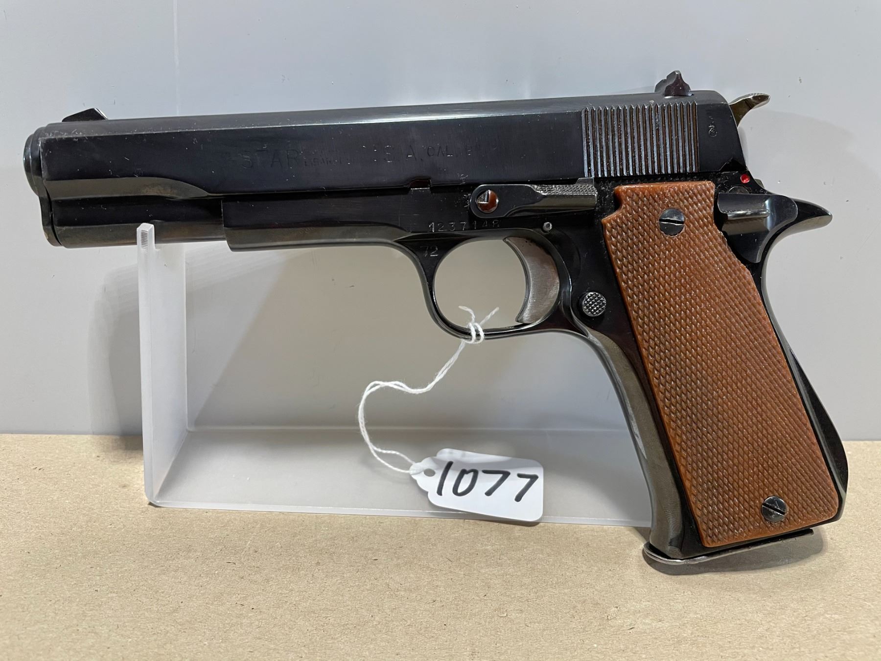 Star Model 9 STAR MODELO SUPER B MODEL 9 MM PARA - Kidd Family Auctions