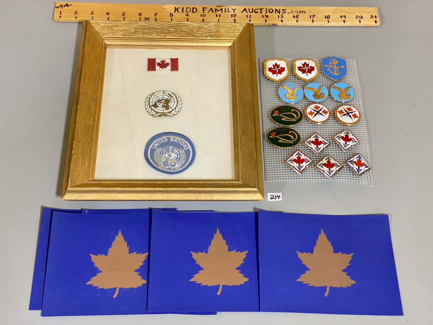 Cnd Car Sticker UNITED NATIONS DISPLAY & CND FORCES POCKET BADGES & CND INFANTRY ...